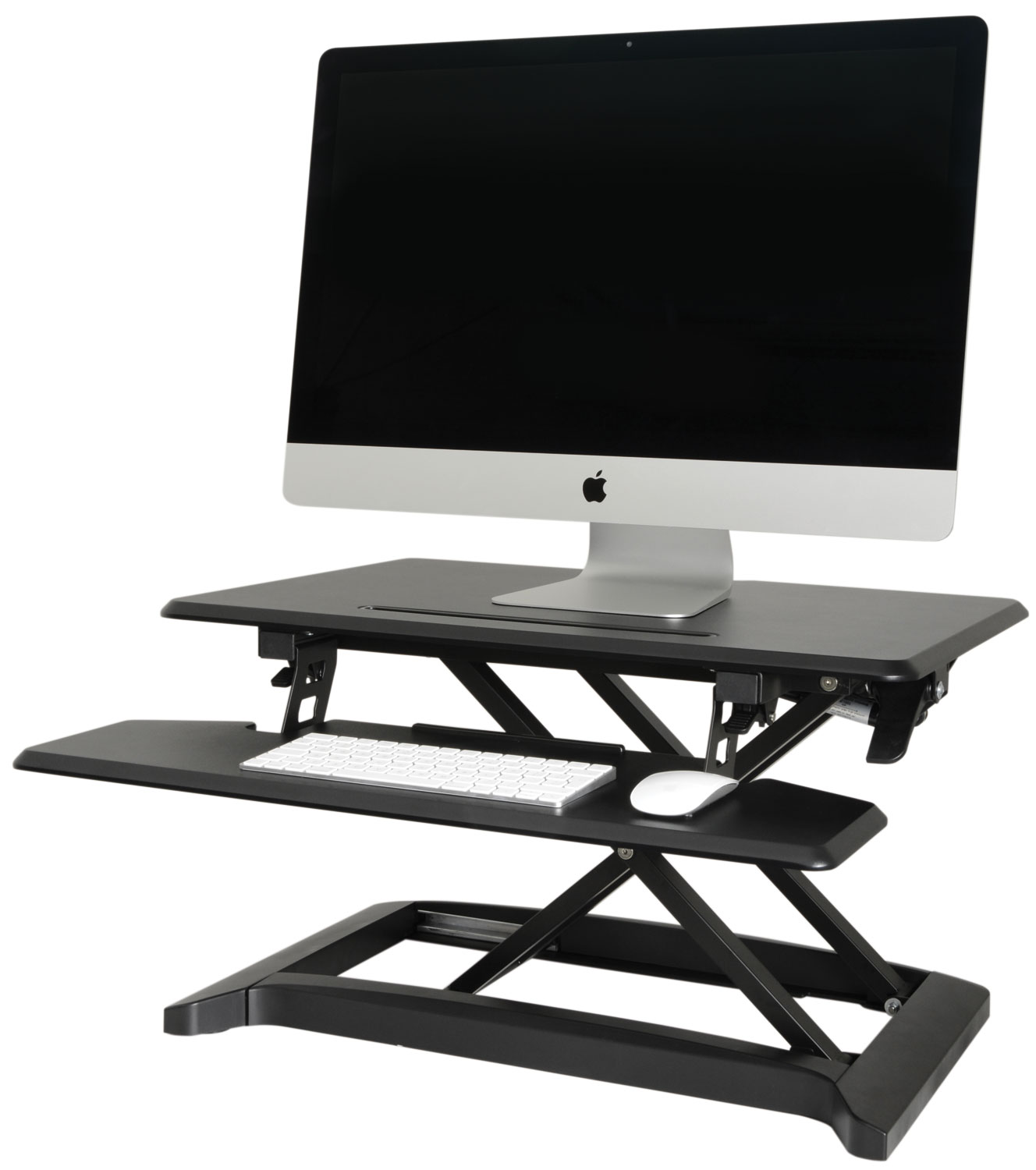 XL Computer PC Laptop Sit Standing Hydraulic Desk Desktop Worktop