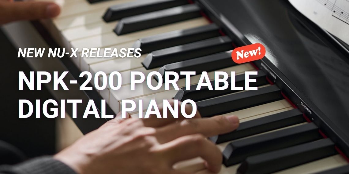 NEW NU-X Releases – NPK-200 Portable Digital Piano