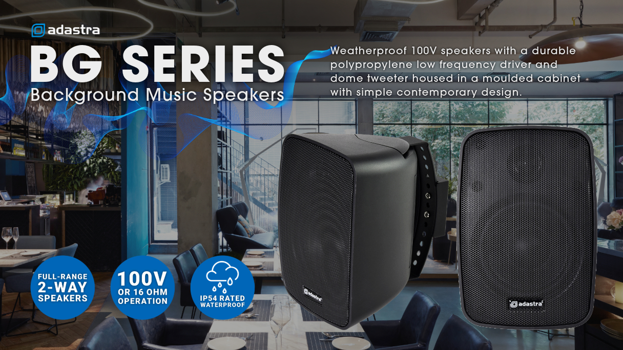 Adastra BG Series Background Speakers