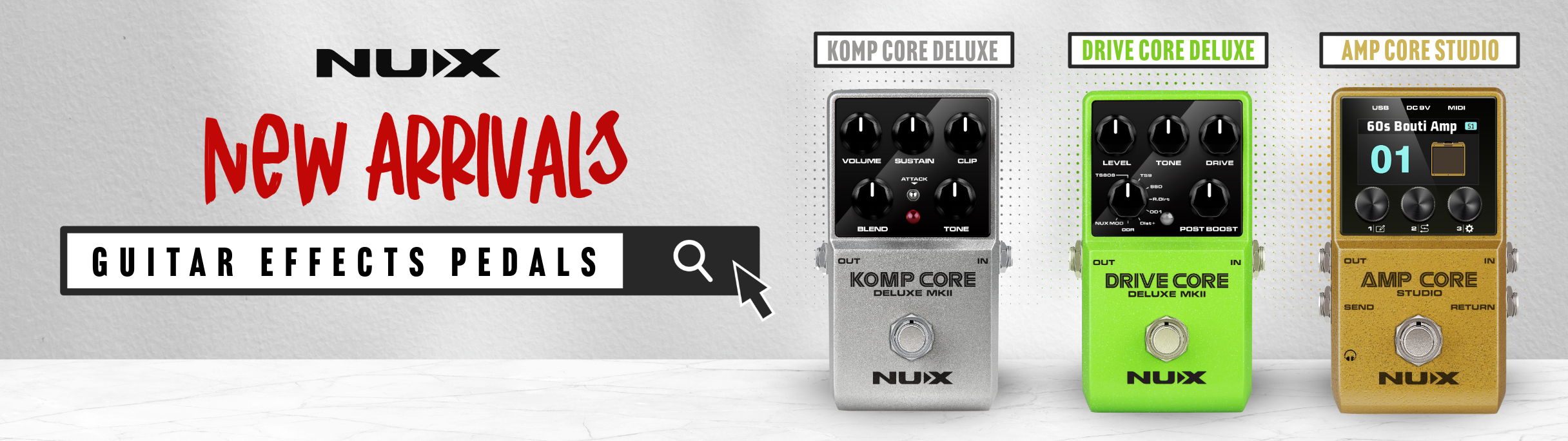 NEW NU-X Guitar Effects Pedals