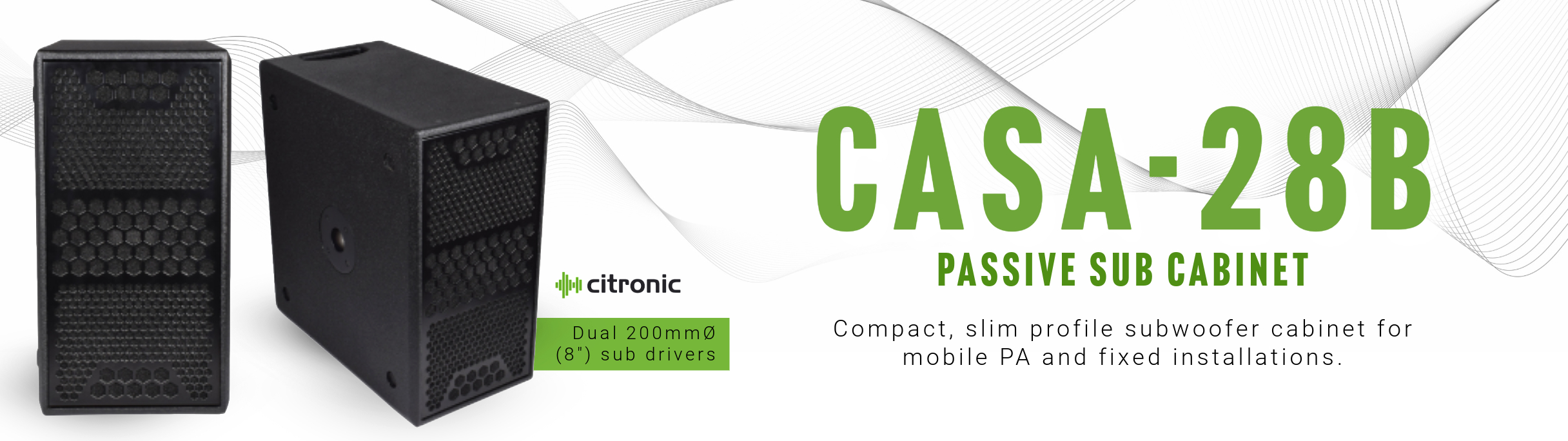 Citronic CASA-28B Passive Sub Cabinet