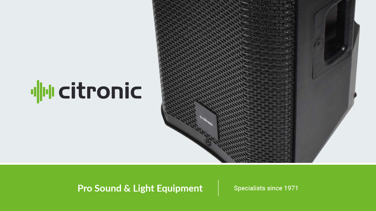 Citronic - Professional Sound & Light Equipment since 1971