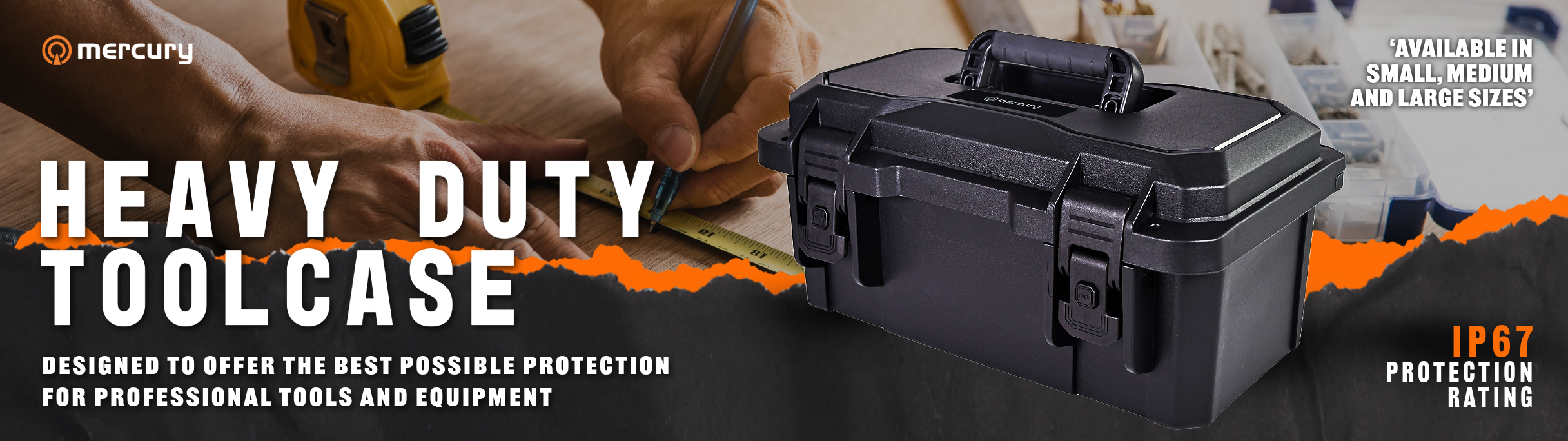 Mercury Heavy Duty Toolcases - IP67 Rated