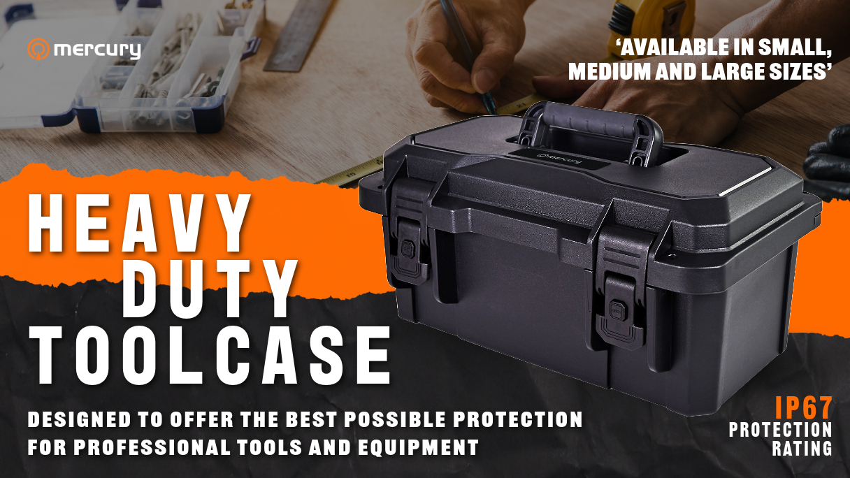 Mercury Heavy Duty Toolcases - IP67 Rated