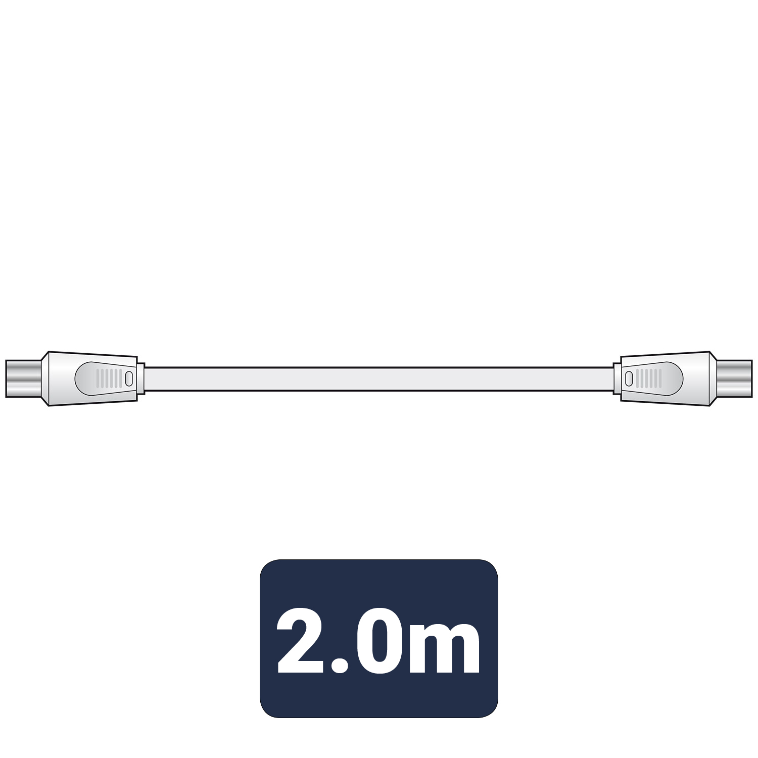Coaxial Plug to Plug Leads