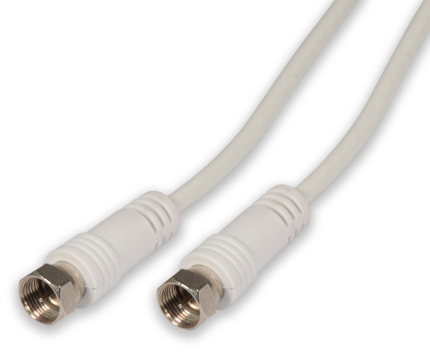 Coaxial F-type Plug to Plug Leads