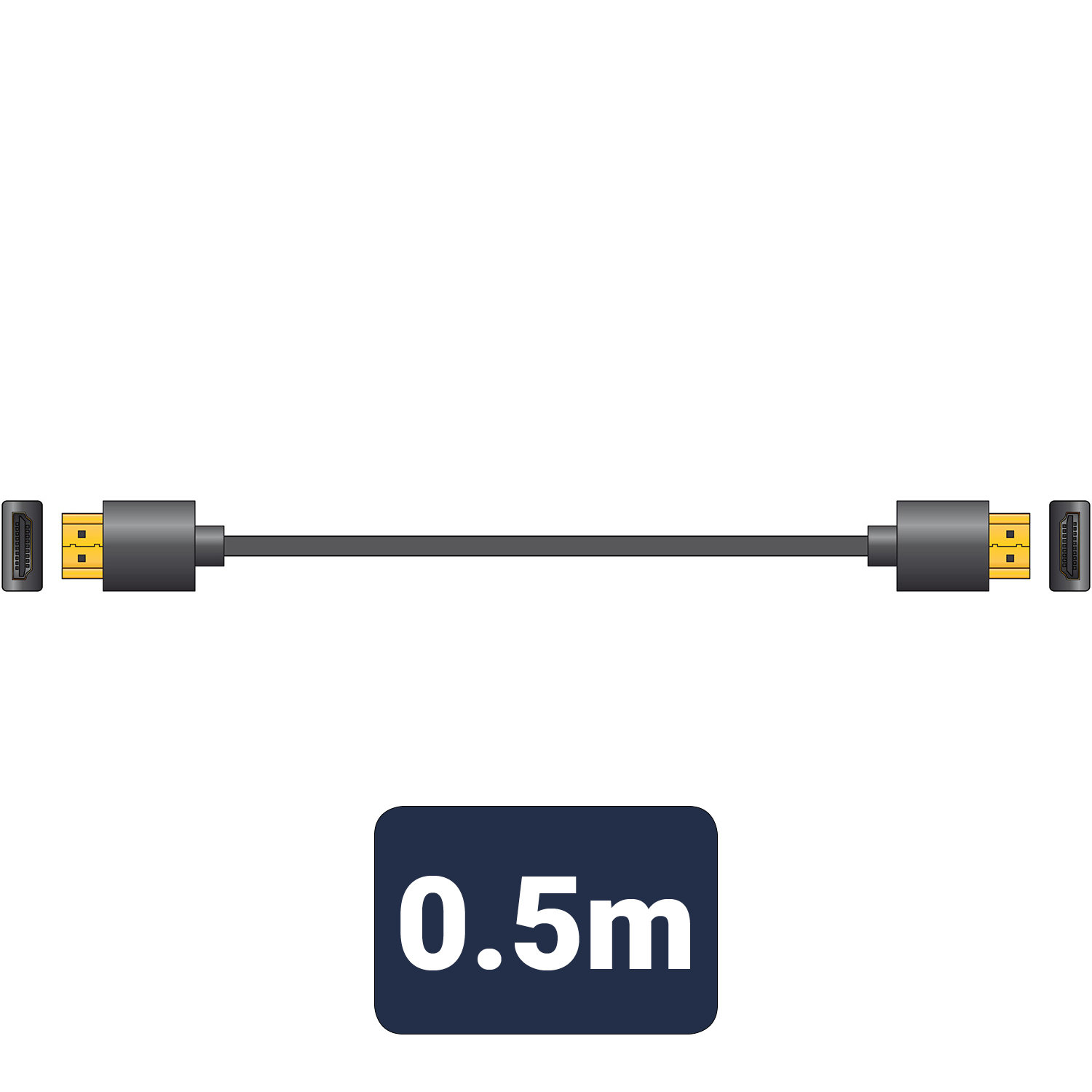 Thin-Wire High Speed 4K Ready HDMI Leads with Ethernet
