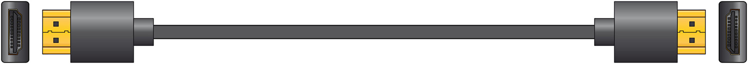 Thin-Wire High Speed 4K Ready HDMI Leads with Ethernet