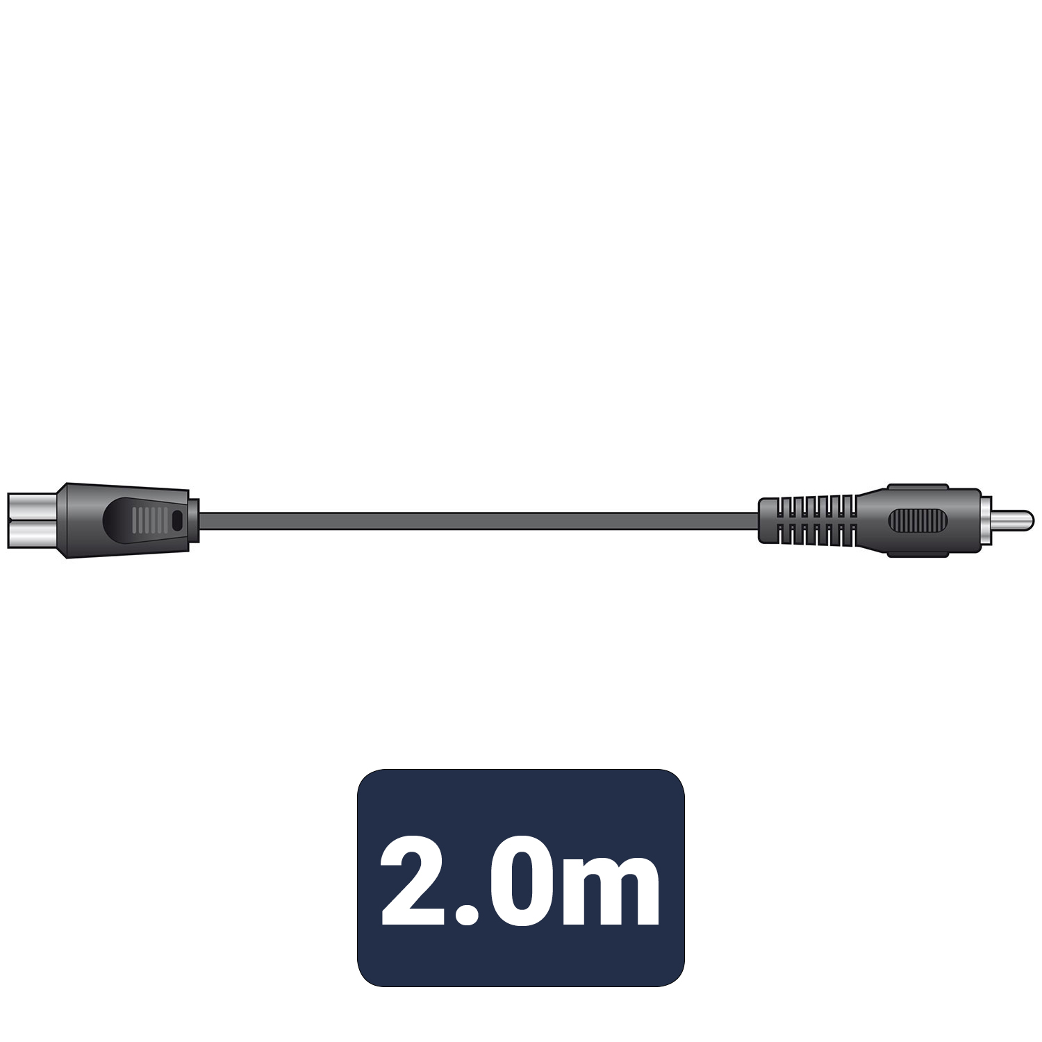 Coaxial Plug to RCA Plug Game Console Lead