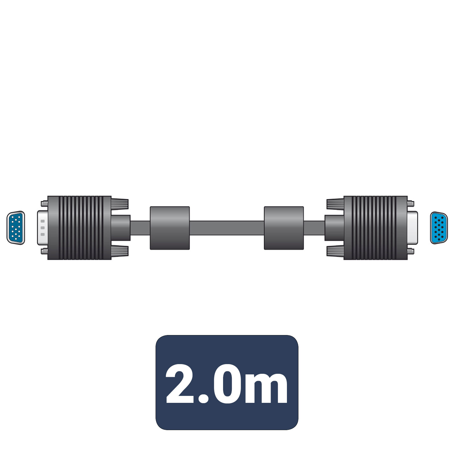 VGA Plug to Plug Leads