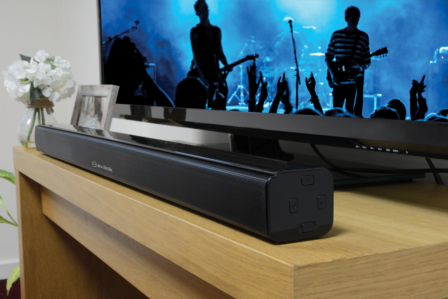 AV:Link 40w 4 Speaker Soundbar SOUND BAR Bluetooth Speaker TV LCD WITH