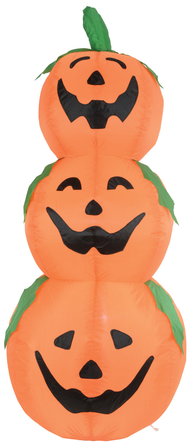 Halloween Decoration Outdoor Inflatable 3 Pumpkin Stacked For