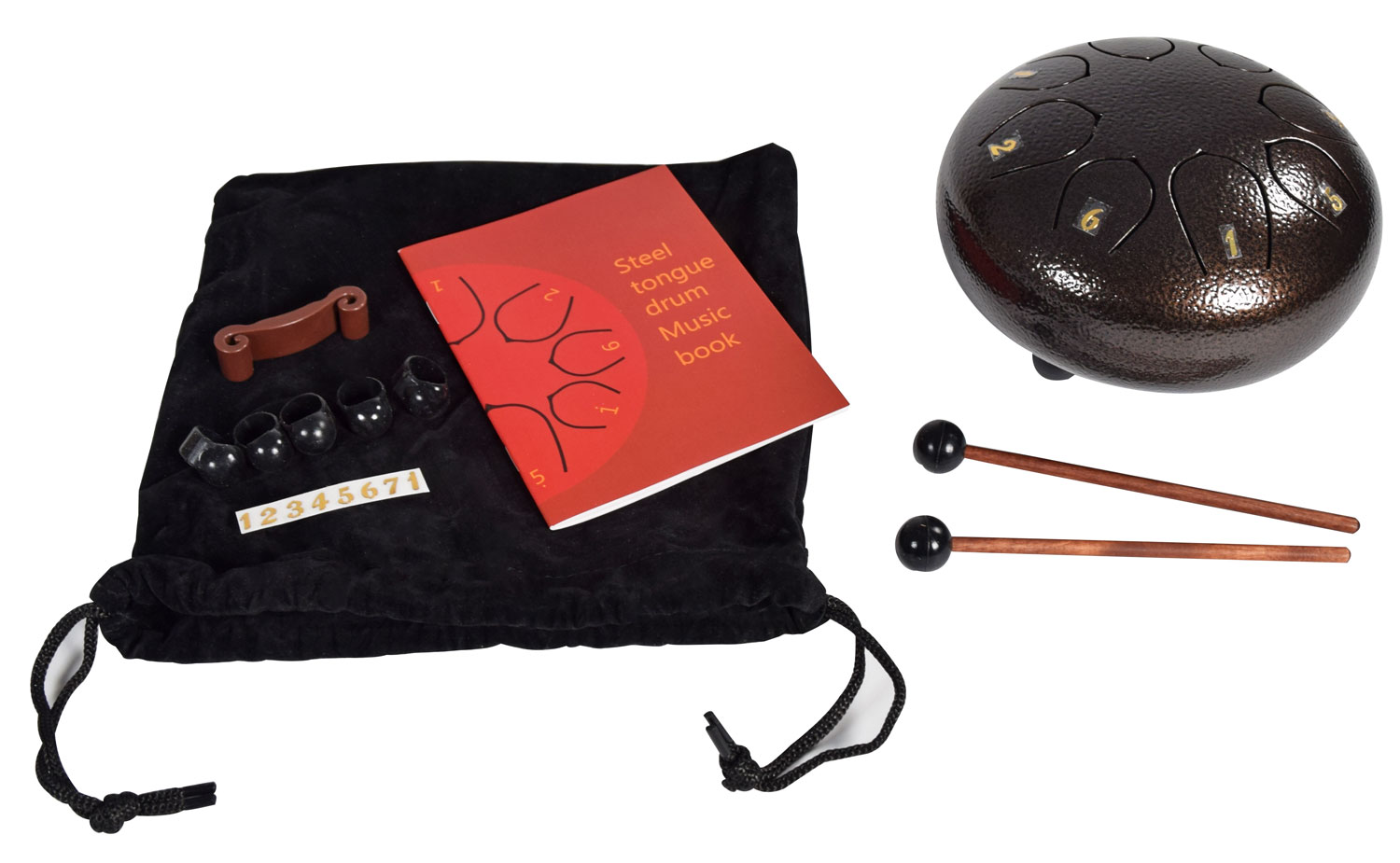 8 note steel tongue drum music hotsell