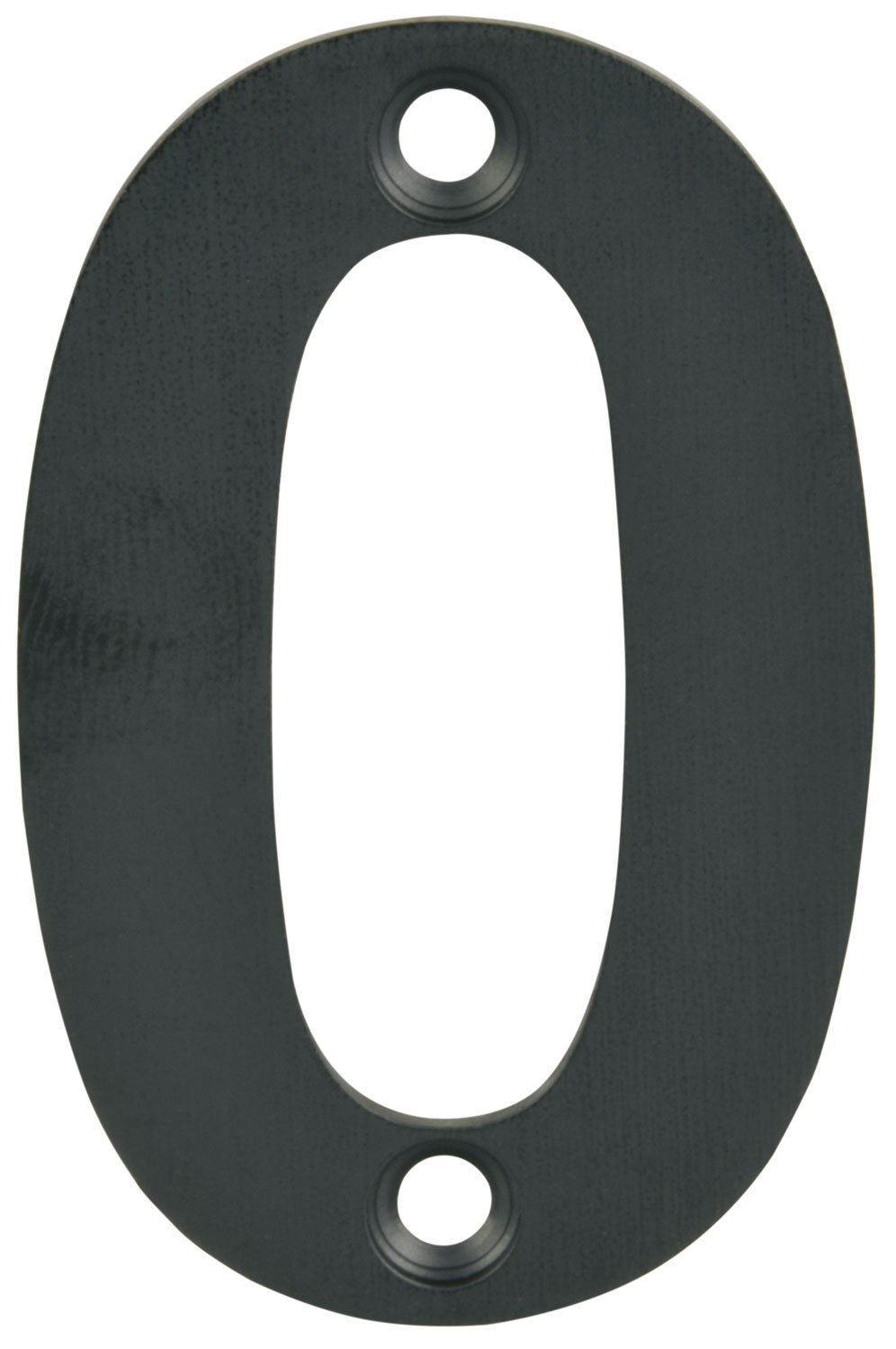 Polished Chrome Door Numbers 2" ( 50 mm ) Black House Flat Apartment