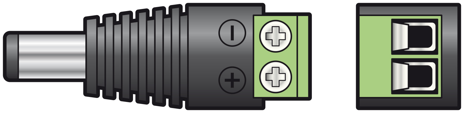 2.1mm DC Plug with Screw In Terminals