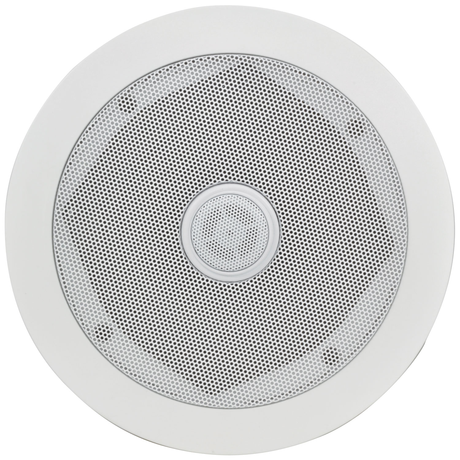 2 x 13cm 80w White Recessed Ceiling Speakers 