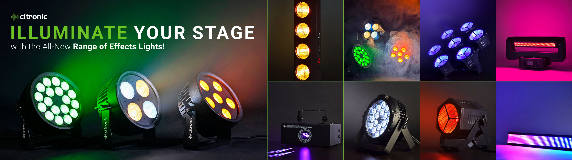 Citronic Effects Lighting Range